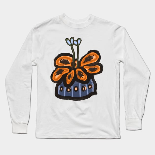 Flowering Begonia Long Sleeve T-Shirt by Dialon25